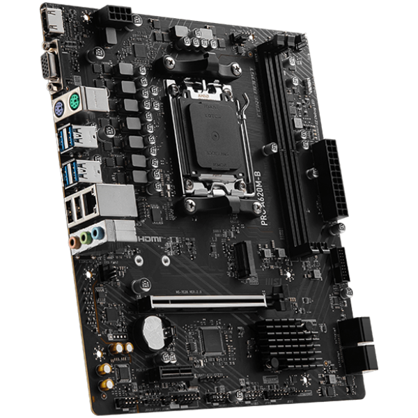 MSI MB Sc AM5 PRO A620M-B, AMD A620, 2xDDR5, 1xHDMI, 1xVGA, mATX - Slika 2