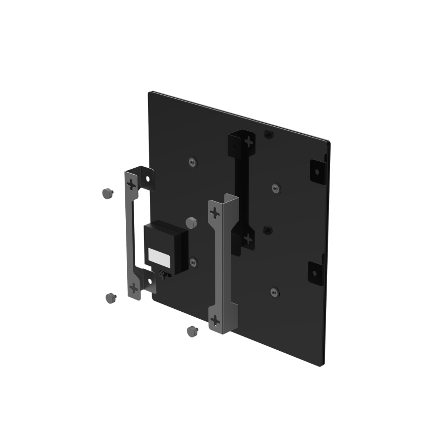 AENO Premium Eco Smart Quadro Wall Heater, 500W, 50x50 cm., Tempered glass, Infrared+convection heating type, LED display Plug type: Europe (E/F type), BLACK, , Made in Poland - Slika 4