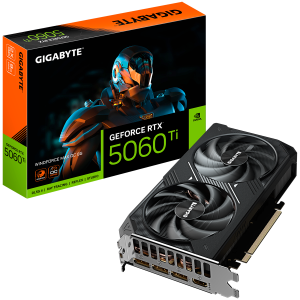 GIGABYTE Video Card NVidia GeForce RTX 5060 Ti WINDFORCE MAX OC 8G, 8GB GDDR7, PCI-E 5.0, 3xDP, 1xHDMI
