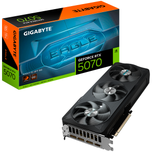 GIGABYTE Video Card NVIDIA GeForce RTX 5070 EAGLE OC SFF 12G (12GB GDDR7/192bit, PCI-E 5.0, Recommended PSU 750W, 16Pin Power connector, 3x DP, 1x HDMI)