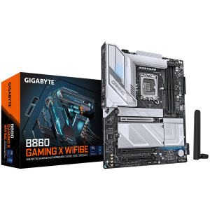 GIGABYTE B860 GAMING X WIFI6E, LGA1851, 4x DDR5, WIFI6E, ATX
