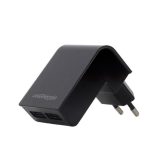 Gembird 2-port universal USB charger, 2.1 A, black