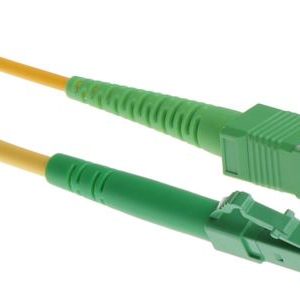 NFO Patch cord, LC APC-SC APC, Singlemode 9 125, G.657A2, Simplex, 3m