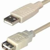 Transmedia USB 2.0 extension Kabel AA1,0m
