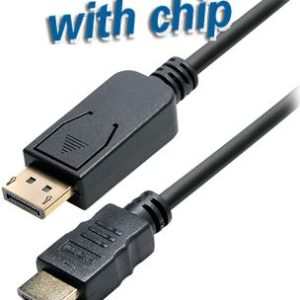 Transmedia DisplayPort plug to HDMI plug, 4K@60Hz, 2,0 m