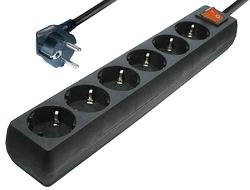 Transmedia 6-way power strip