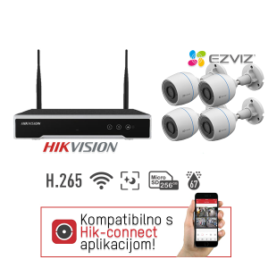 Video komplet 2MP 4 kamere Ezviz WiFi