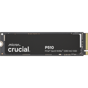 Crucial P510 2TB PCIe Gen5 NVMe 2280 M.2 SSD