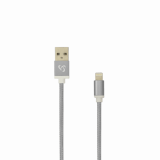 KABEL USB A Muški -> 8-pin iPh Muški 1.5 m Siva - Blister