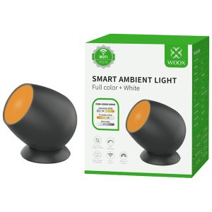 WOOX WiFi Smart LED ambijentalna stolna svijetiljka RGB+CCT, 2.2W, 210lm, 3000K-6000K, Amazon Alexa i Google Assistant (R5145)