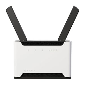 Mikrotik Chateau LTE18 ax kit, 1.8GHz CPU, 1GB RAM, 1×2.5 G-LAN, 4×G-LAN, 2.4Ghz/5Ghz, 802.11ax, LTE CAT18 modem, microSIM, USB, PSU, tower kućište, RouterOS L4