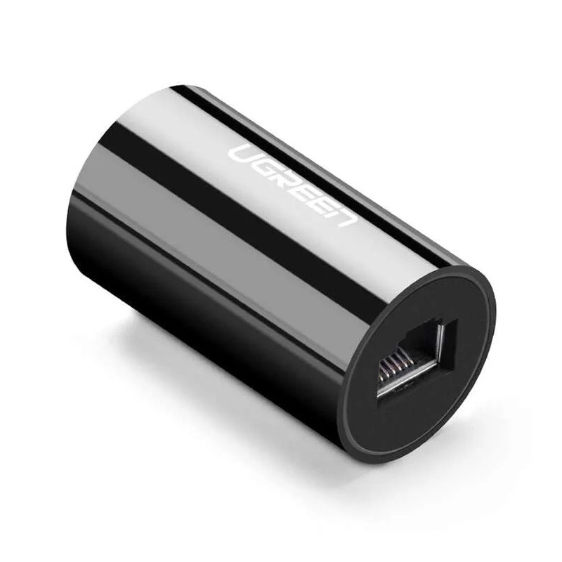UGREEN zaštitni adapter protiv udara groma, RJ45, crni