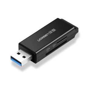 UGREEN čitač memorijskih TF/microSD/SD kartice, USB 3.2, crni