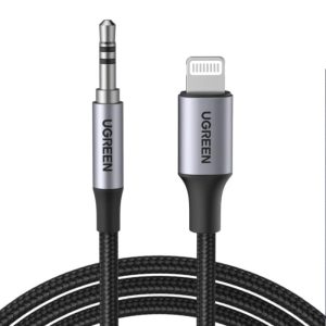 UGREEN kabel, Lightning na 3.5mm (M), 1m