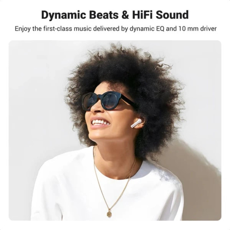 UGREEN slušalice HiTune T3, bežične, bluetooth, bijele - Slika 2