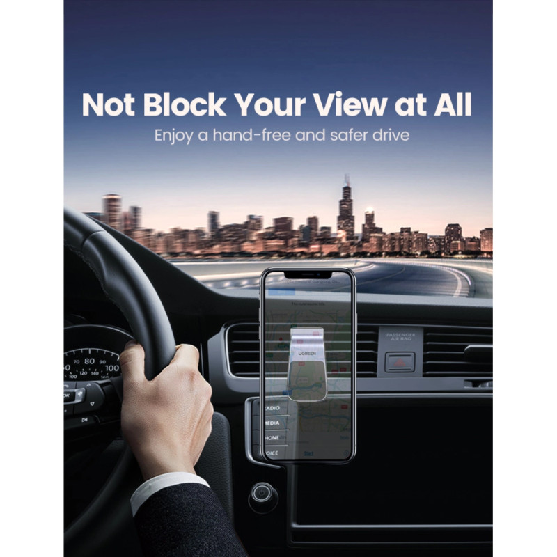 UGREEN magnetni držač za smartphone, za auto, crni - Slika 5