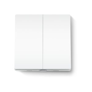 TP-Link Tapo Smart zidni prekidač za svijetlo, dva prekidača, glasovna kontrola (Alexa & Google Assistant)