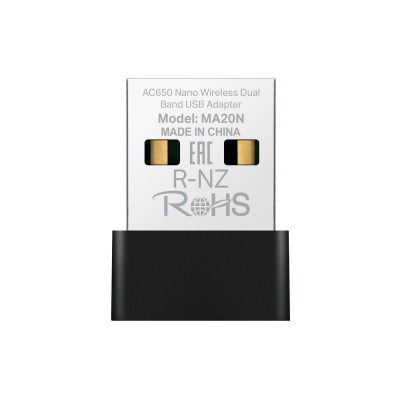 Mercusys AC650 Nano Wireless Dual Band USB Adapter - Slika 6