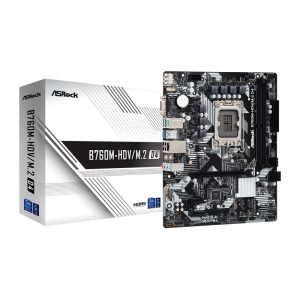 ASRock MB B760M-HDV/M.2, S.1700, DDR4/5333MHz(OC), PCIe 4.0, G-LAN, VGA/DP/HDMI, mATX