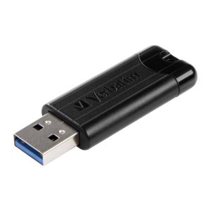 Verbatim PinStripe 128GB USB3.2 Gen1, crni