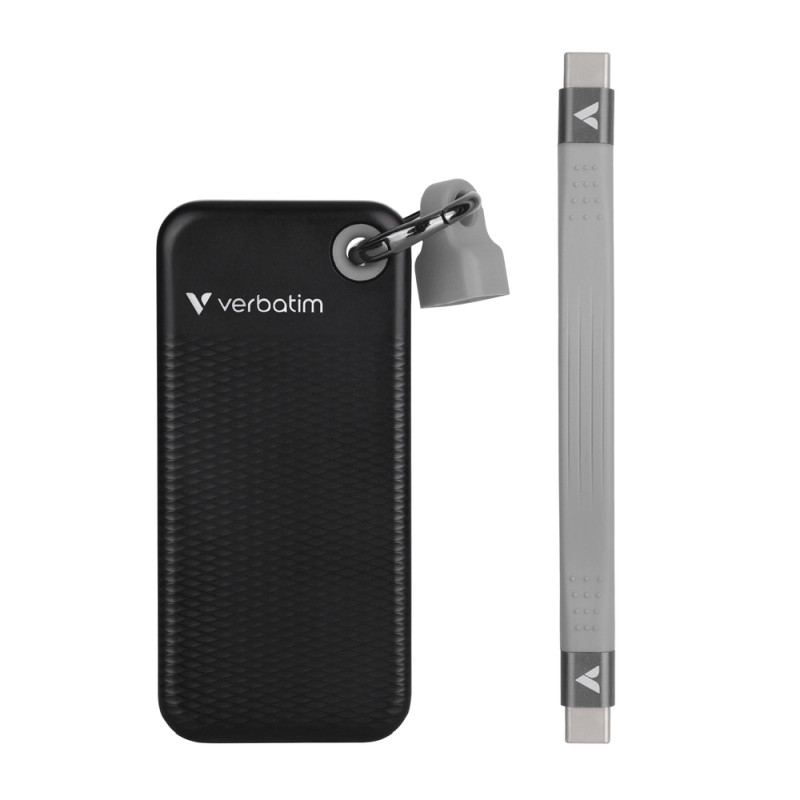 Verbatim Pocket 1TB SSD vanjski disk, USB 3.2 Gen2, Black/Grey - Slika 2