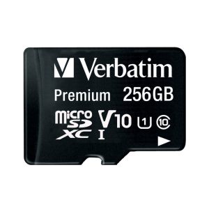 Verbatim memorijska kartica Premium Micro SDXC Secure Digital 256GB Class 10 + adapter