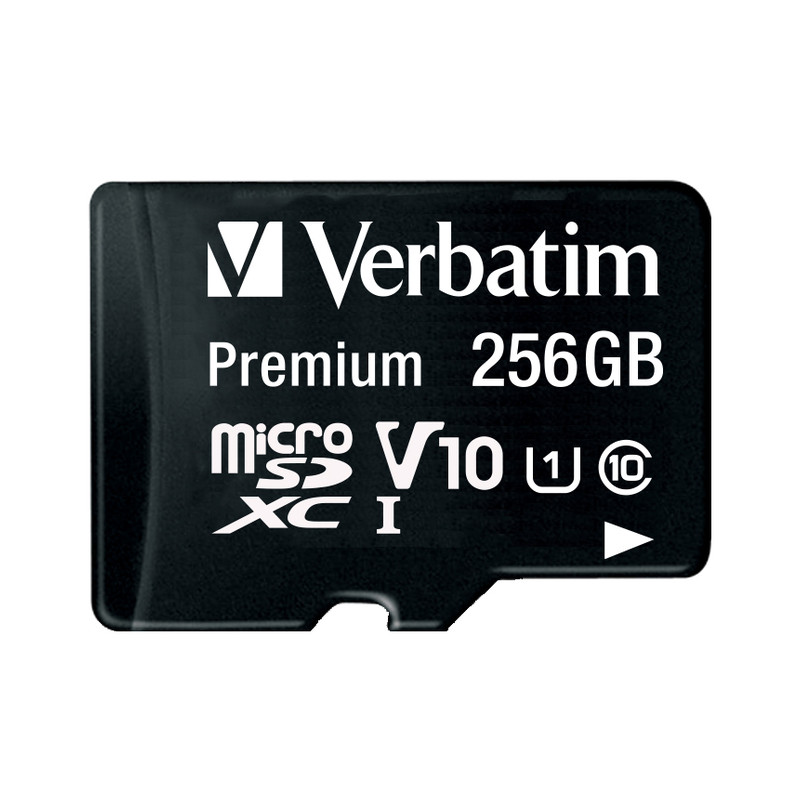 Verbatim memorijska kartica Premium Micro SDXC Secure Digital 256GB Class 10 + adapter