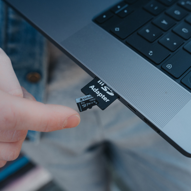Verbatim memorijska kartica PRO Micro SDXC 128GB, U3, A2, V30, Class 10 Card + adapter - Slika 5