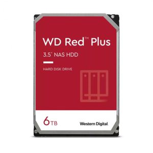 Western Digital Red Plus 6TB SATA3, 5400rpm, 256MB cache (WD60EFPX)