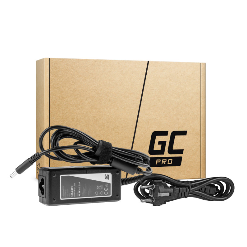 Green Cell (AD57AP) AC Adapter 19.5V 2.31A 45W, Dell XPS 13 9343 9350 9360 Inspiron 15 3552 3567 5368 5551 5567