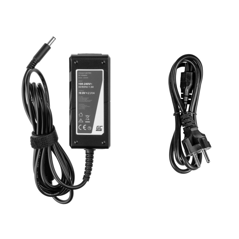 Green Cell (AD57AP) AC Adapter 19.5V 2.31A 45W, Dell XPS 13 9343 9350 9360 Inspiron 15 3552 3567 5368 5551 5567 - Slika 4
