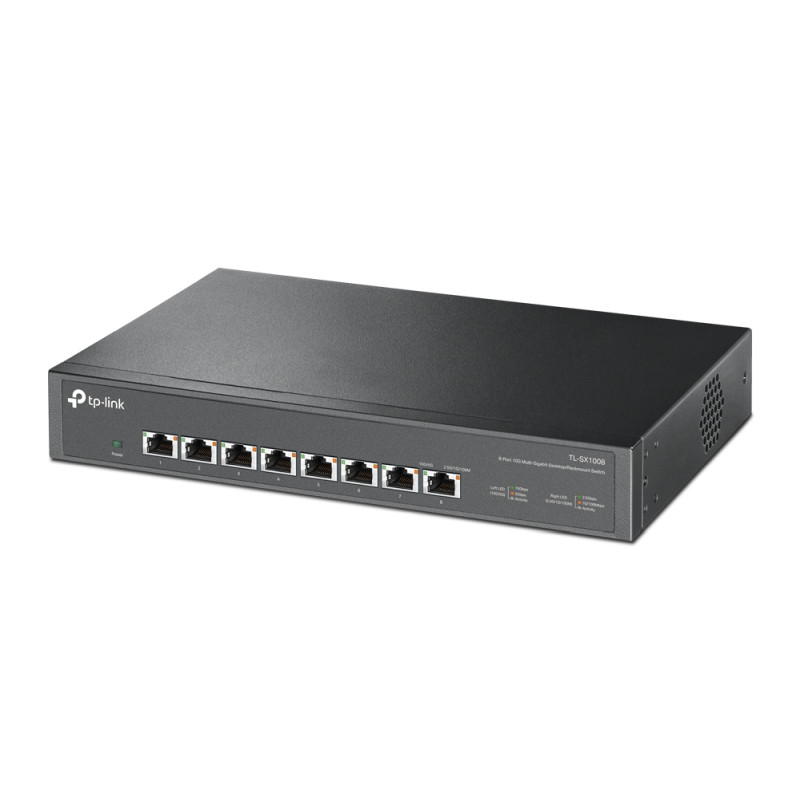TP-Link 8-Port Multi-gigabit 10G preklopnik (Switch), 8×10G, desktop/rackmount 13" kućište - Slika 7