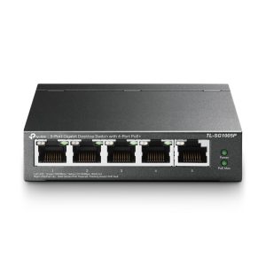 TP-Link 5-port Gigabit PoE preklopnik (Switch), 5×10/100/1000M RJ45 ports, 4×PoE ports, metalno kućište (56W)