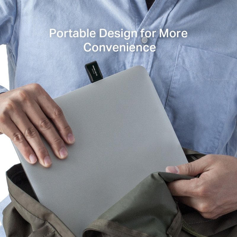 Mercusys MW300UM bežični USB mini adapter 300Mbps (2.4GHz), 802.11n/g/b, WPS tipka - Slika 8