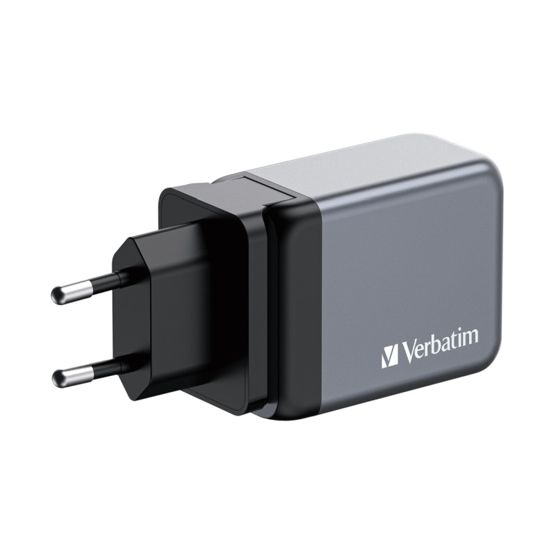 Verbatim GNC-65 GaN zidni punjač 65W, 2×USB-C PD 65W / 1×USB-A QC3.0 - Slika 3