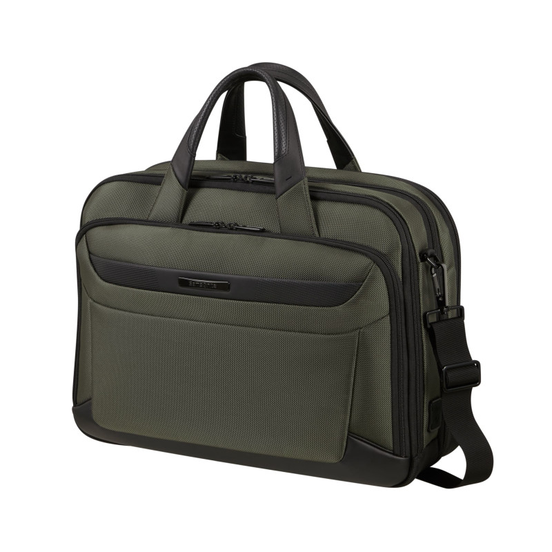 Samsonite torba Pro-DLX 6 za prijenosnike do 15.6", 16/23 L, zelena - Slika 2