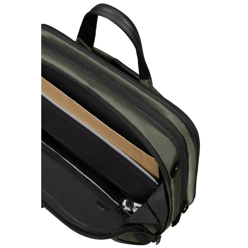 Samsonite torba Pro-DLX 6 za prijenosnike do 15.6", 16/23 L, zelena - Slika 5