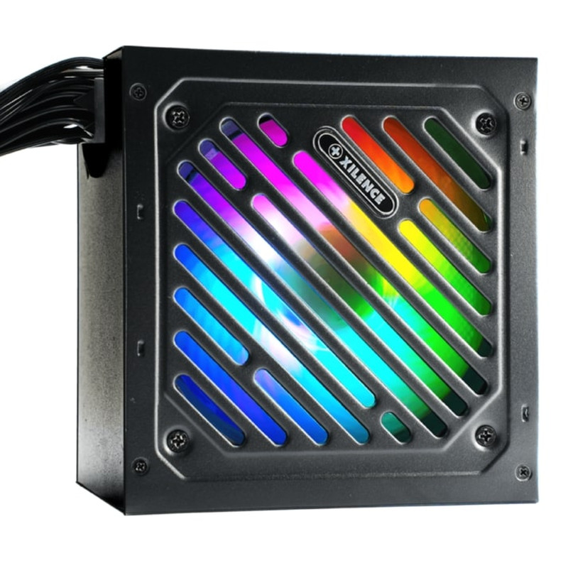 Xilence 750W Gaming, ATX 2.52v 80+ GOLD, aktivan PFC, 3×PCIe, 6×SATA, 20+4 pina, 120mm ARGB ventilator, crno - Slika 2