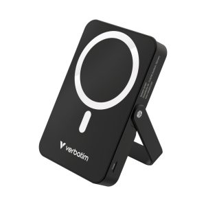 Verbatim Powerbank 10000mAH Charge ‘n’ Go sa stalkom 20W USB-C i 15W magnetsko bežično punjenje, crni