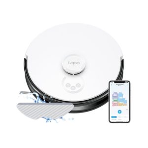 TP-Link Tapo RV30 robotski usisivač i perač, LiDAR+Gyro Navigation, 5000 mAh, 400ml Dustbin, 300ml Water Tank, WiFi/Bluetooth, Home/Alexa, Tapo APP