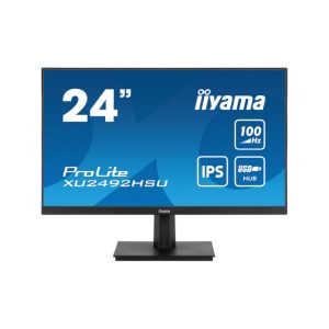 IIYAMA 24”  XU2492HSU-B6 FHD (1920x1080) IPS, 100Hz, 16:9, 0.4ms, 250 cd/m2, 1300:1, 1xHDMI/DP, 4xUSB, zvučnici