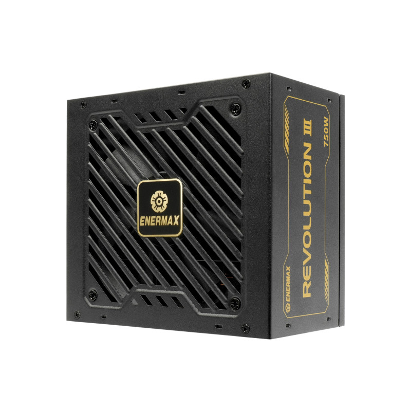 Enermax 750W Revolution III, ATX 3.1, 80+ GOLD, modularno, 3×PCIe, 9×SATA, 24-pina, 120mm ventilator - Slika 5