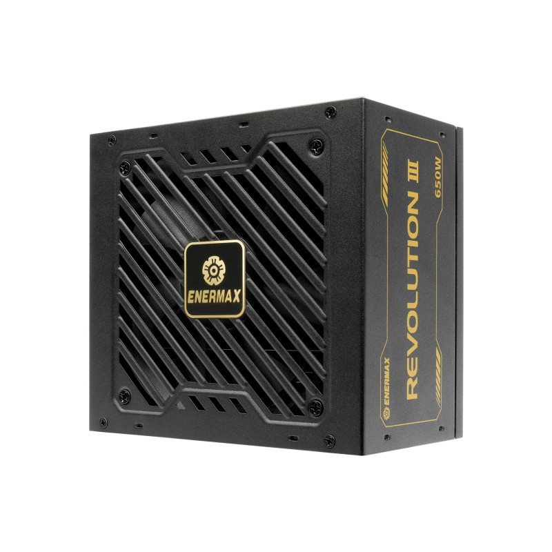 Enermax 850W Revolution III, ATX 3.1, 80+ GOLD, modularno, 3×PCIe, 9×SATA, 24-pina, 120mm ventilator - Slika 5