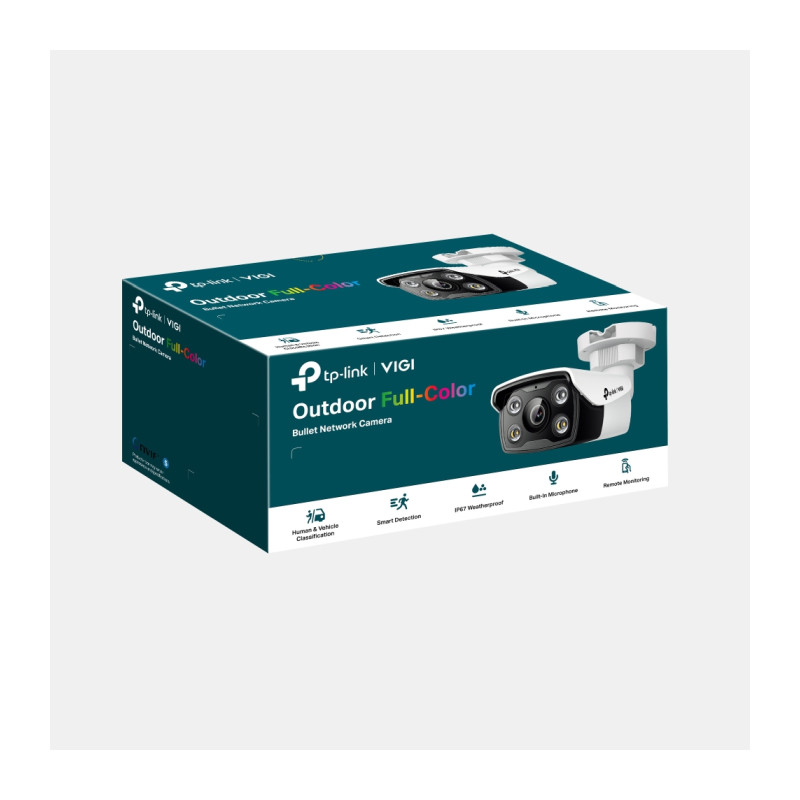 TP-Link vanjska IP Bullet Full-Color HD kamera, 2304×1296, H.265+ video, 3MP, 1296p, 6mm leća, RJ45, Night Vision, detekcija pokreta, vodootporna IP67, VIGI app - Slika 4
