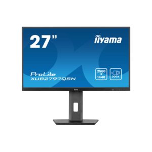 IIYAMA 27" XUB2797QSN-B2 QHD (2560x1440) IPS pivot, 16:9, 100Hz, 1ms, 300 cd/m2, 1300:1, HDMI/DP/USB, zvučnici, crni