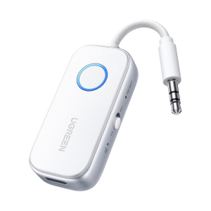 UGREEN Bežični Audio transmiter i receiver, BT 5.4, 3.5 mm, bijeli