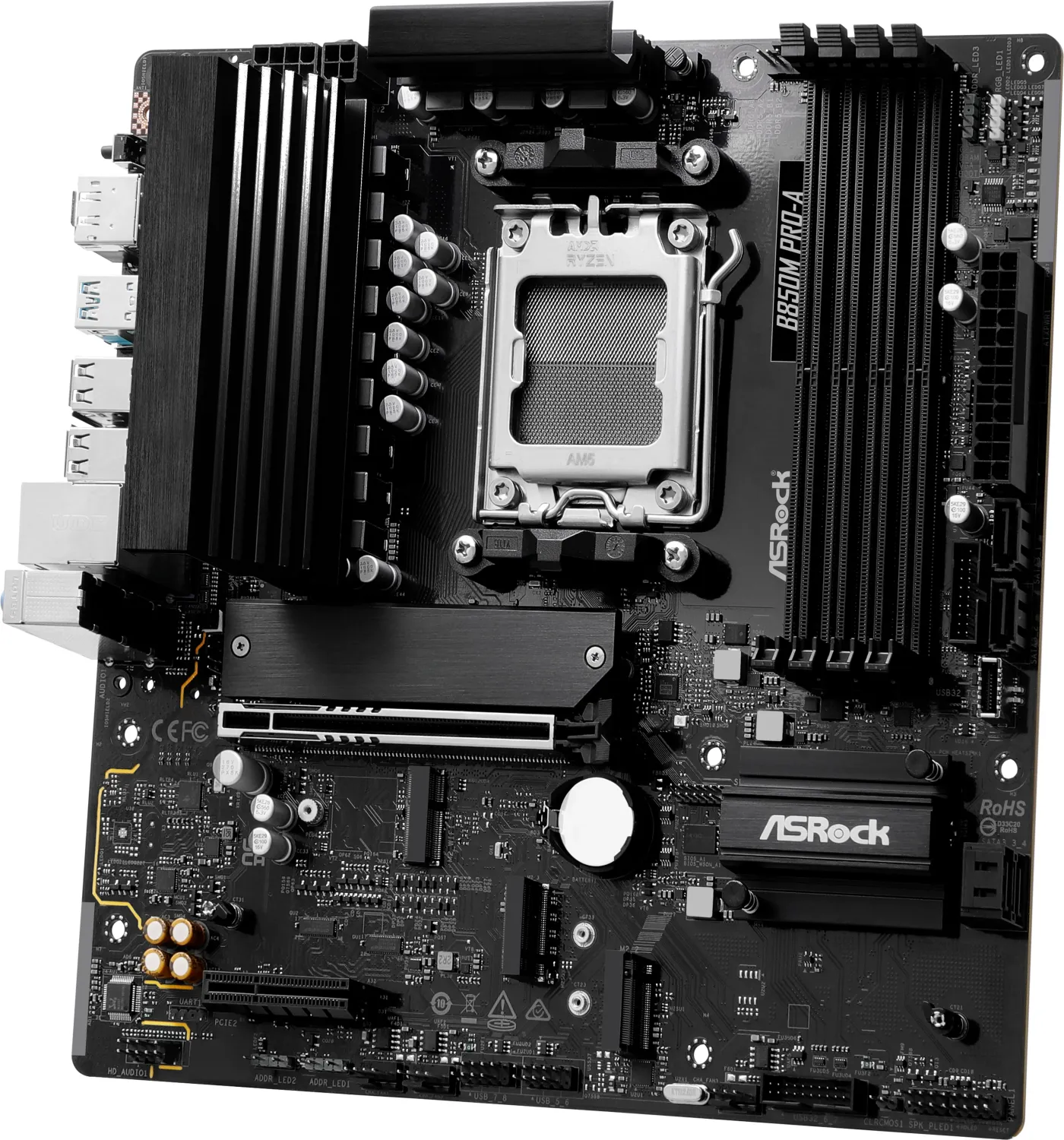 ASRock MB B850M PRO-A, S.AM5, DDR5, PCIe 5.0, HDMI/DP, mATX - Slika 3