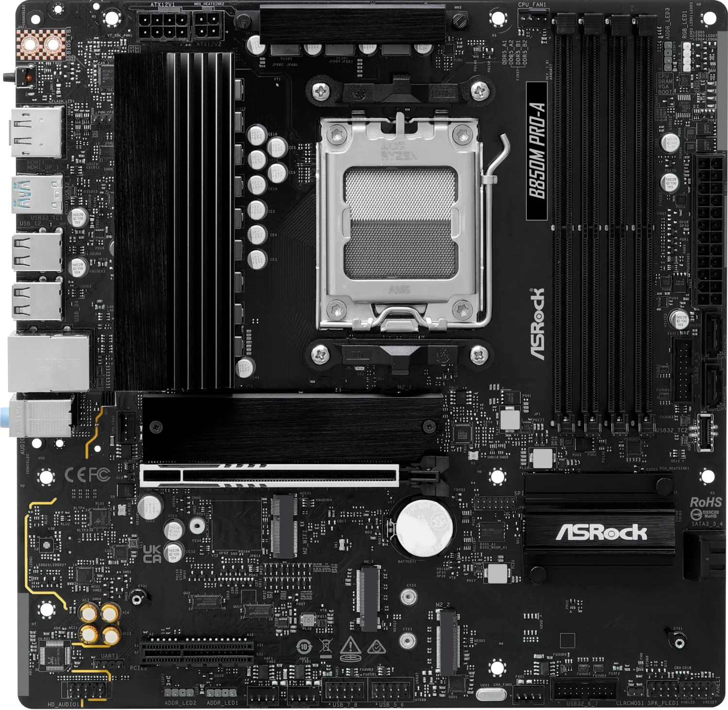 ASRock MB B850M PRO-A, S.AM5, DDR5, PCIe 5.0, HDMI/DP, mATX - Slika 5