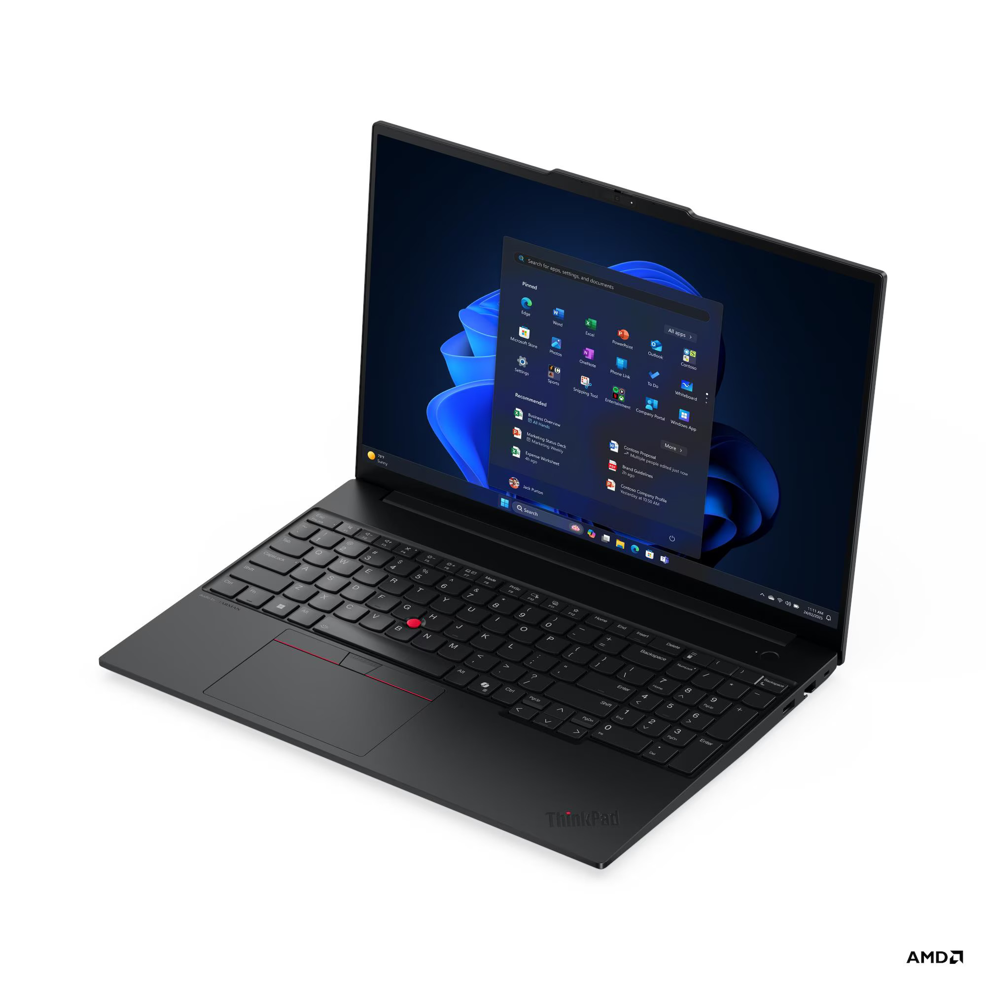 Lenovo ThinkPad E16 Gen 3 16" WUXGA, Ryzen 7 250, 32GB DDR5, 1TB SSD, AMD Radeon, Win 11 Pro + 3Y - Slika 3