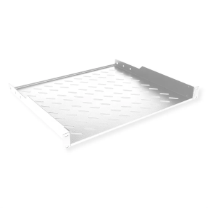 Roline 19" 1U fiksna polica, D=400mm, nosivost 15kg, siva